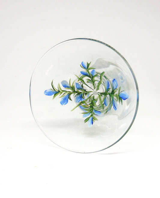 Bluebonnet Martini Glass
