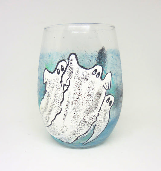 Halloween Stemless Wine Glass