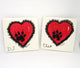 Paw Print Hearts