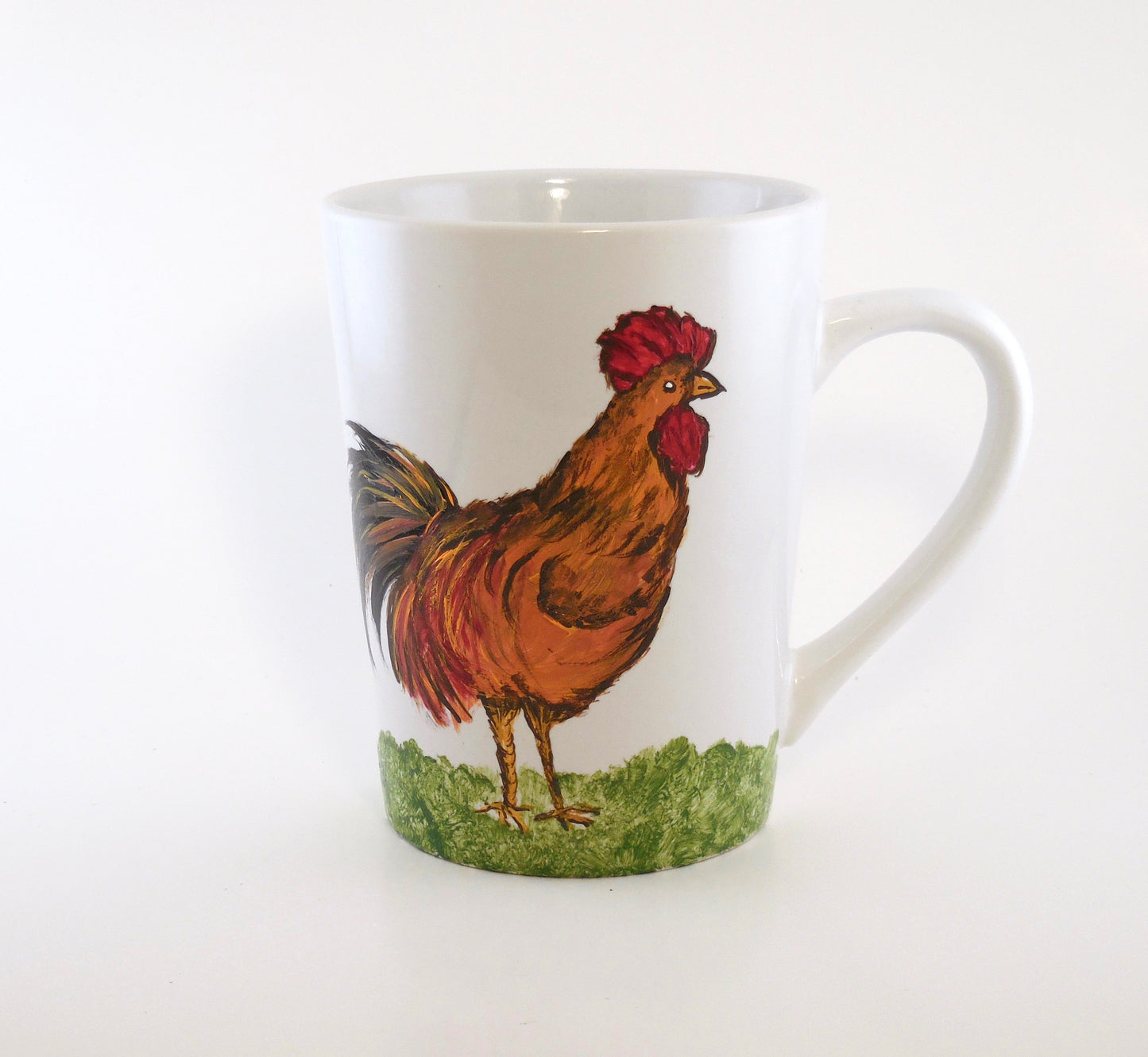 coffee mug with rooster