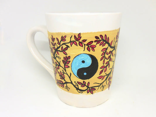 coffee mug with Yin Yang symbol