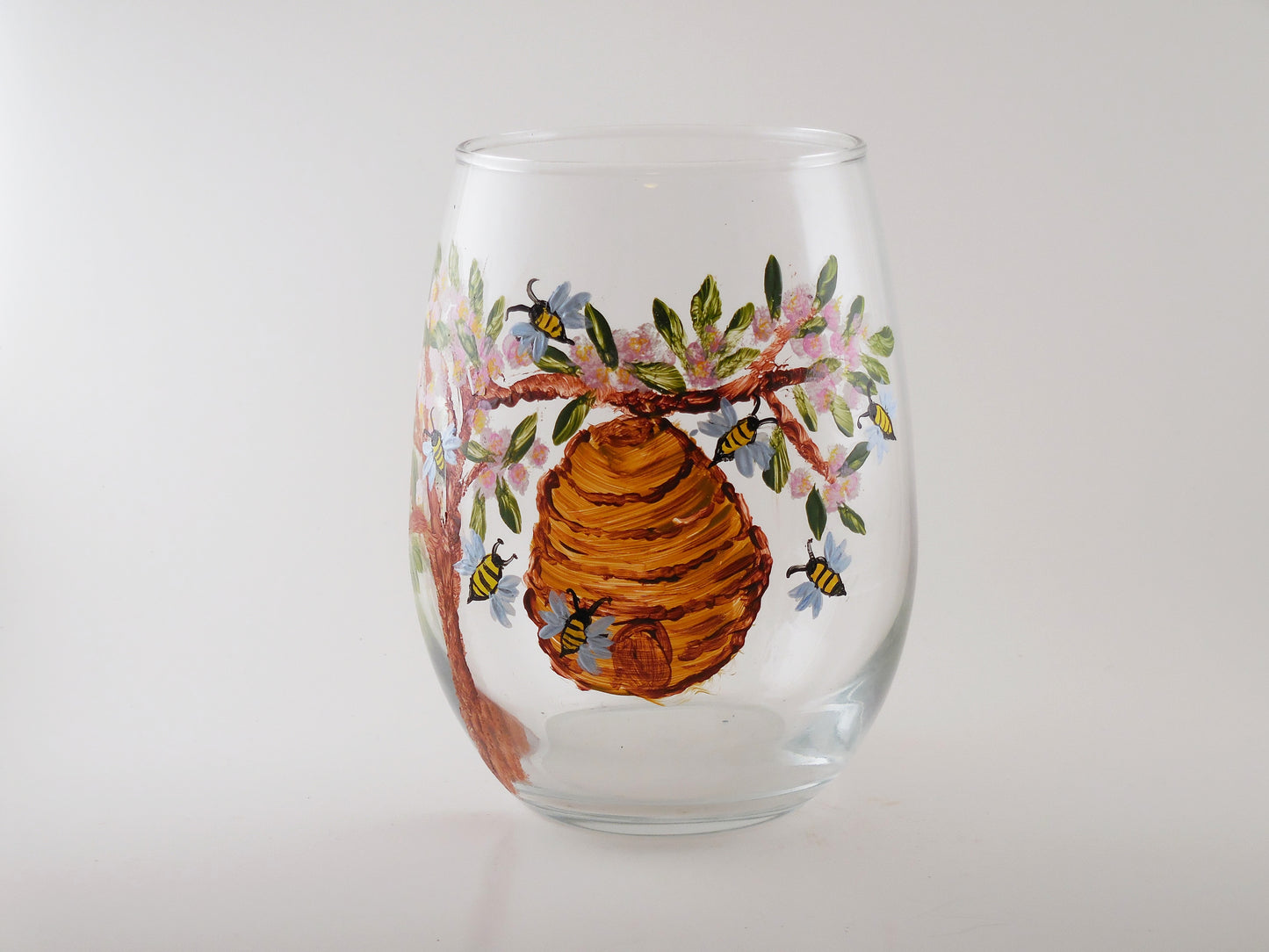 Beehive Stemless Wine Glass