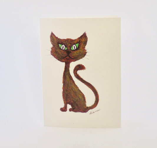 Crazy Cat Design Notecards