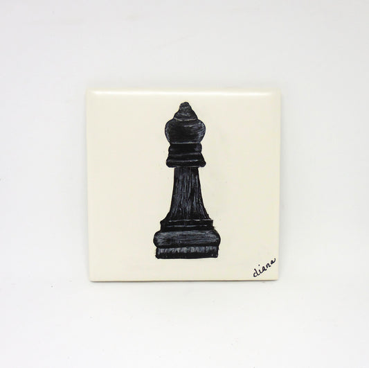 Chess Piece Ceramic Tile