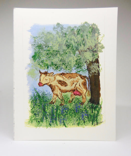 Cow in the Pasture Notecards