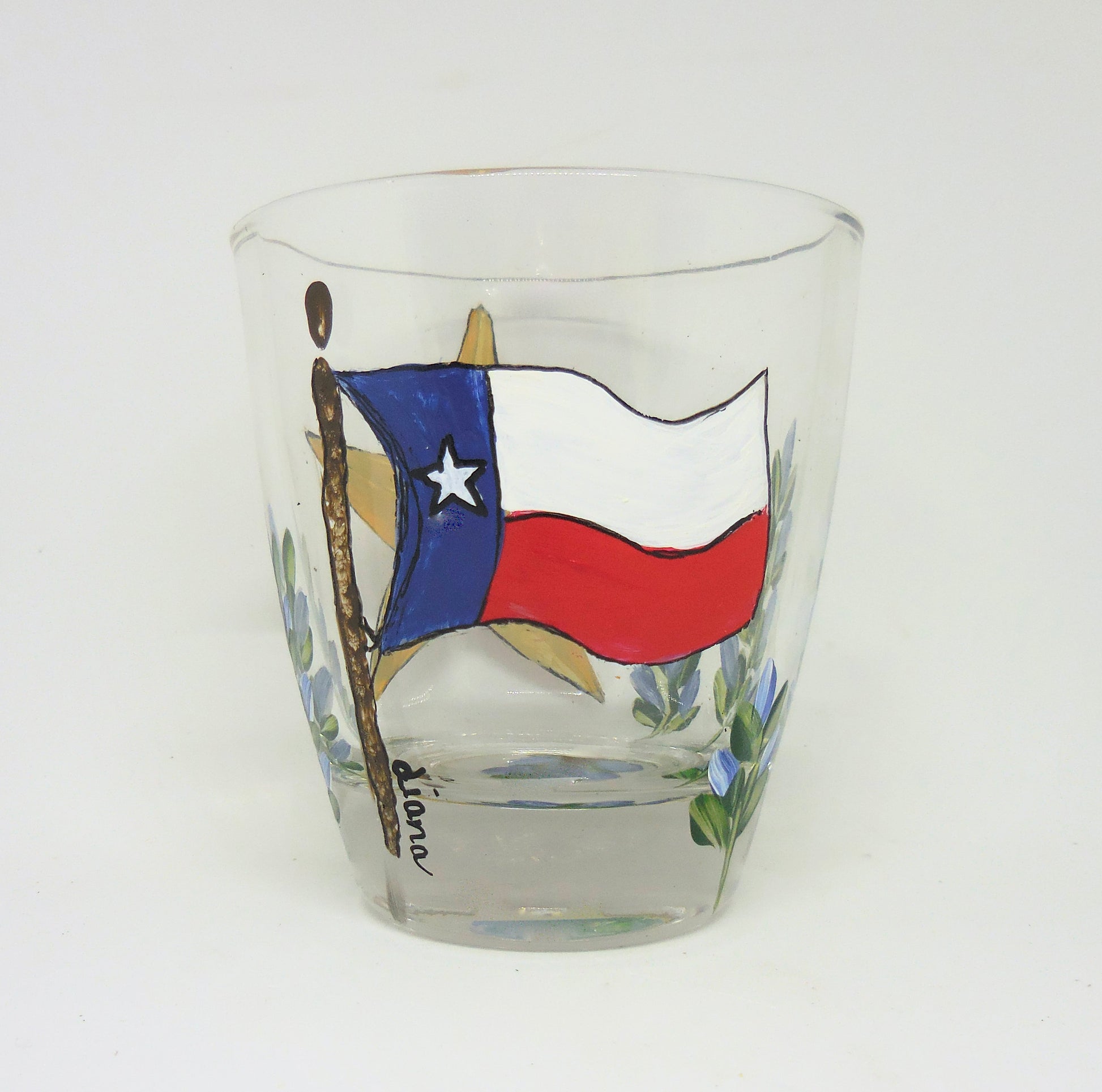 tumbler texas flag