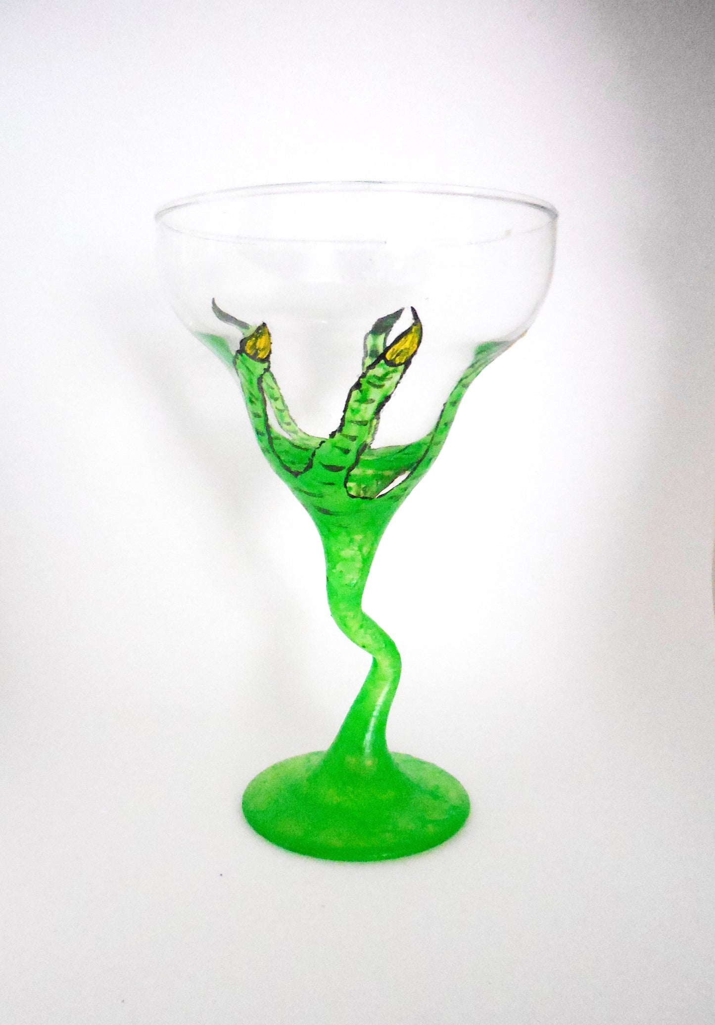 Green Fingers Martini Glass