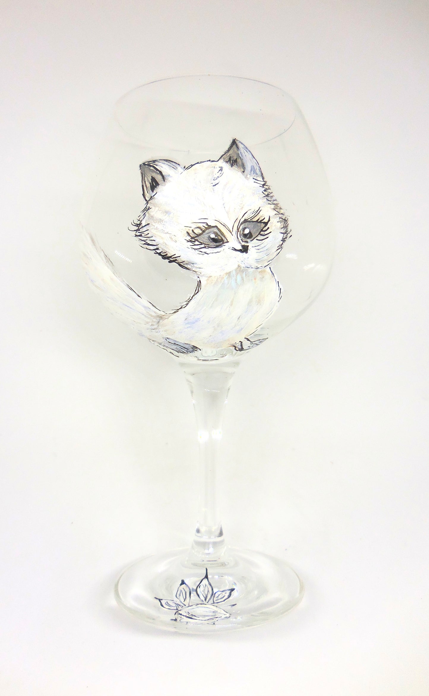 White Fox Wine Glass