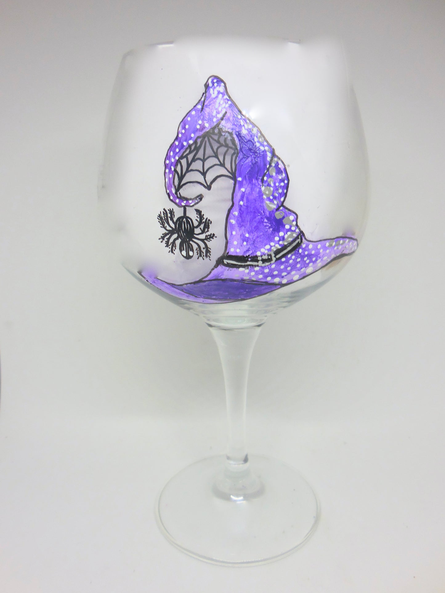 Witch's Hat Wine Glass