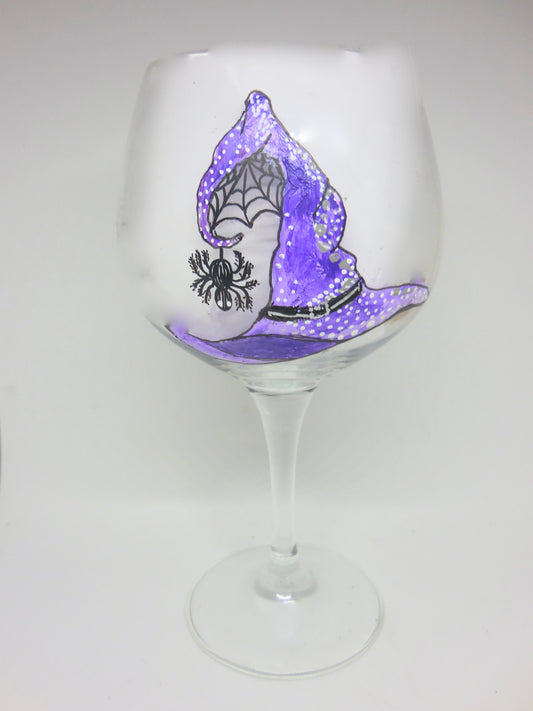 Witch's Hat Wine Glass