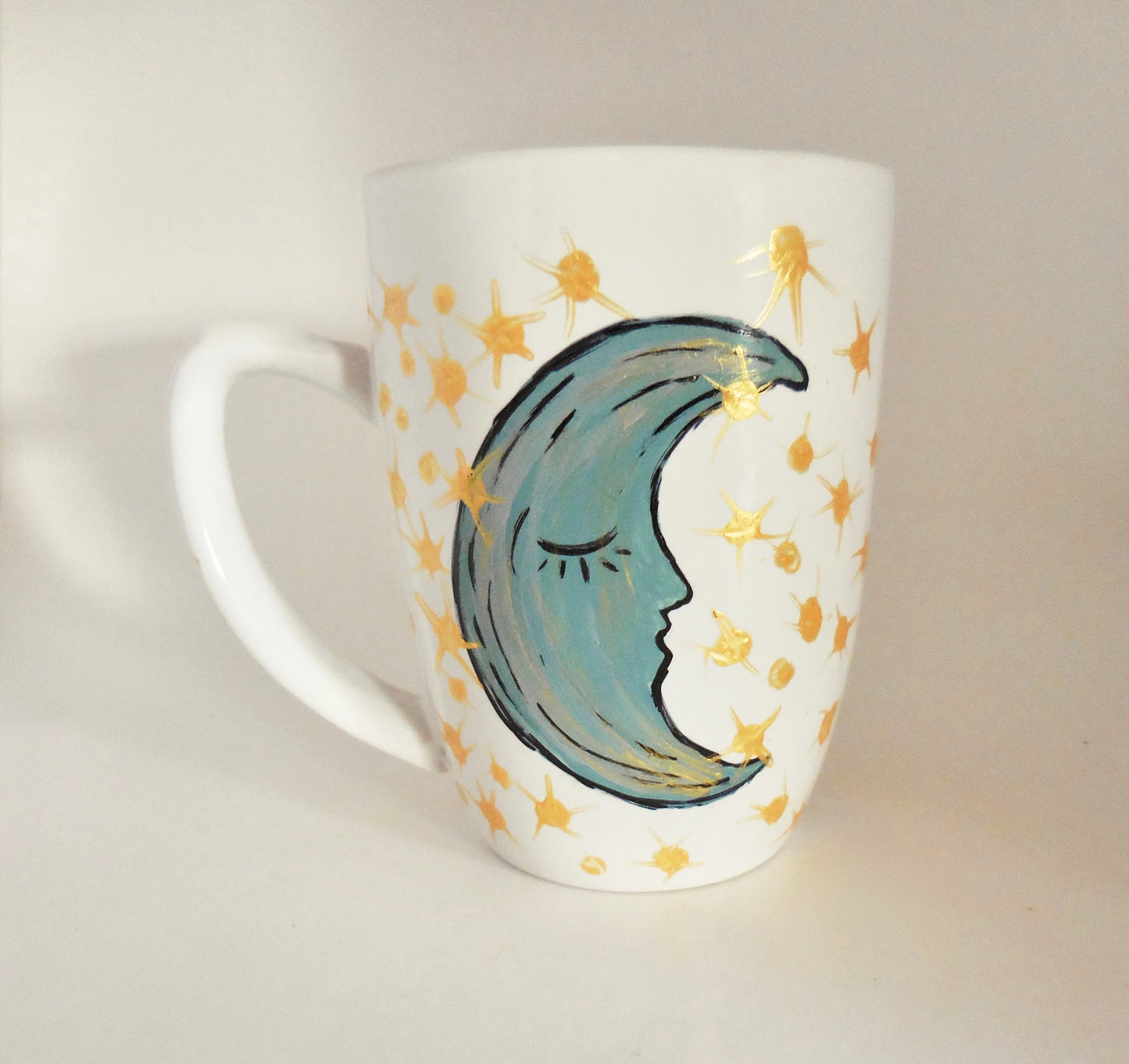 Moon and Stars Coffee Mug