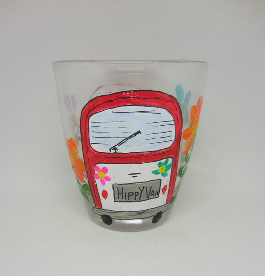 Hippy Van Glass Tumbler