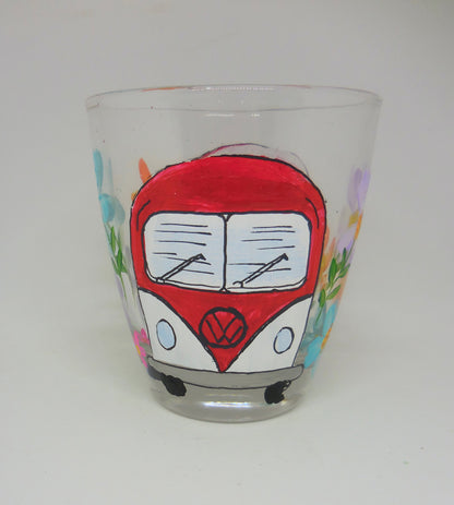 Hippy Van Glass Tumbler