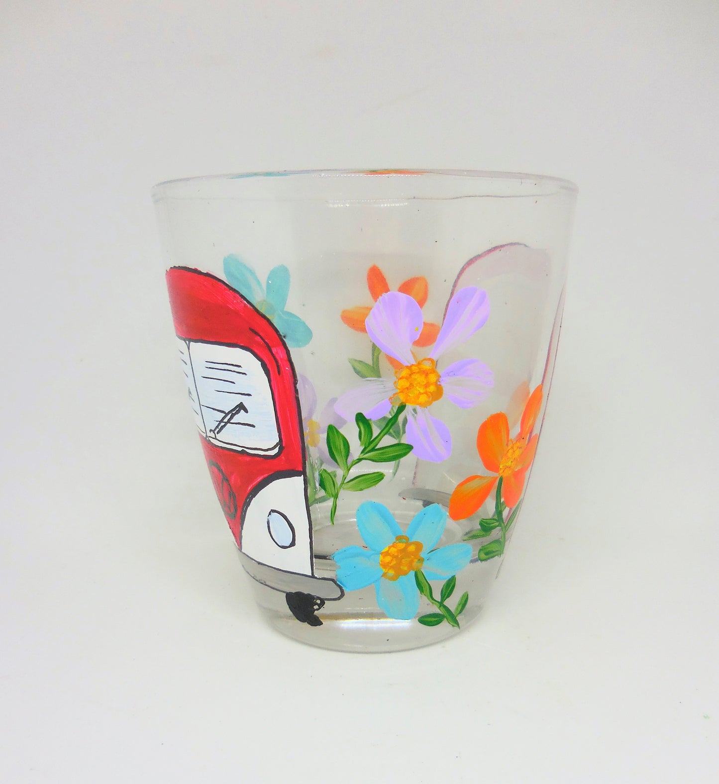 Hippy Van Glass Tumbler