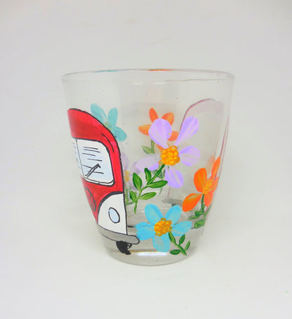 Hippy Van Glass Tumbler