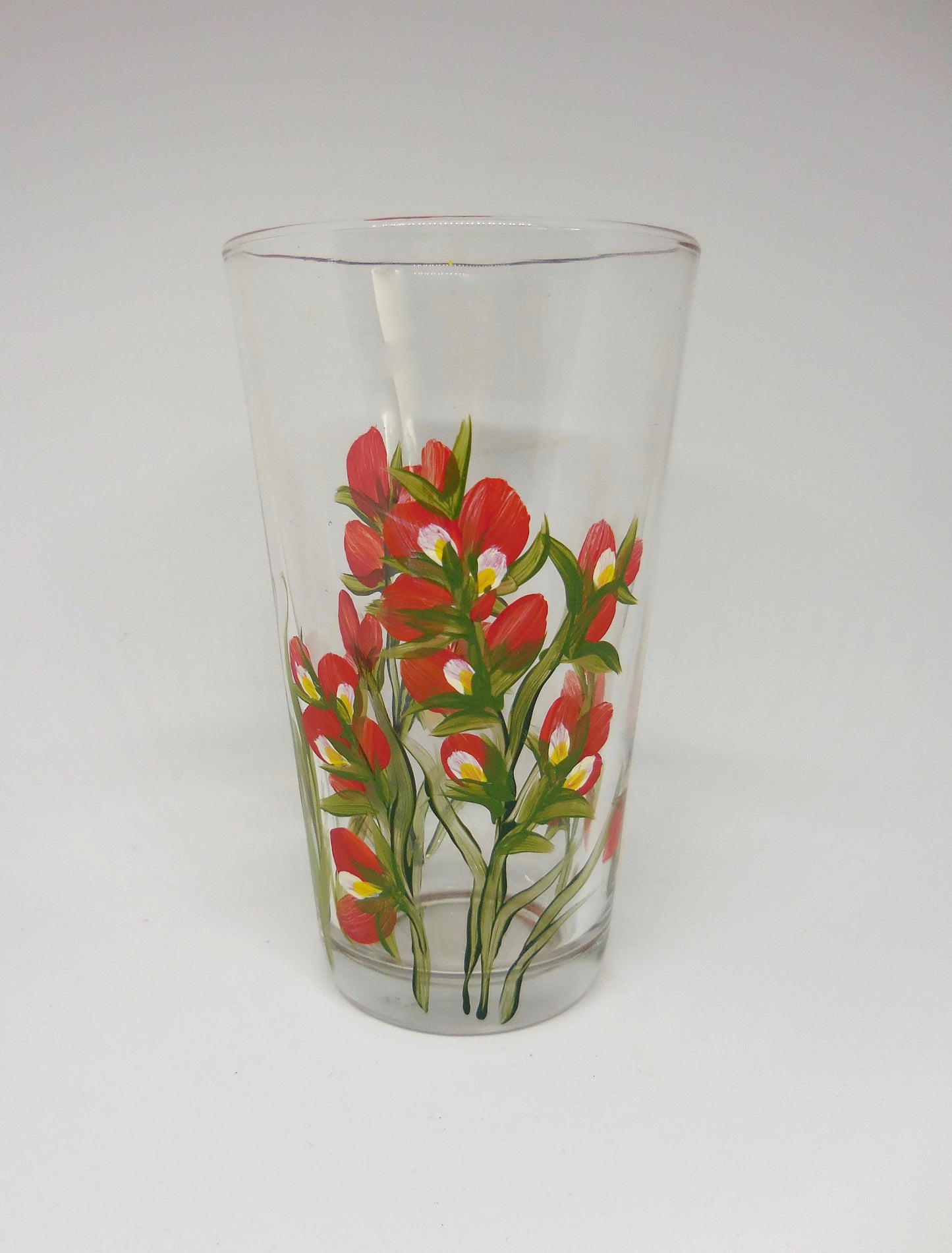 Indian Paintbrush Water Glass