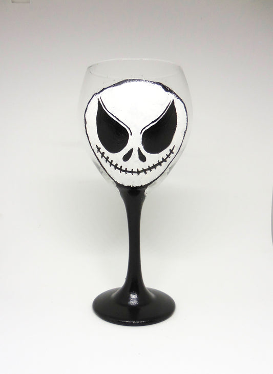 Jack Skellington Wine Glass