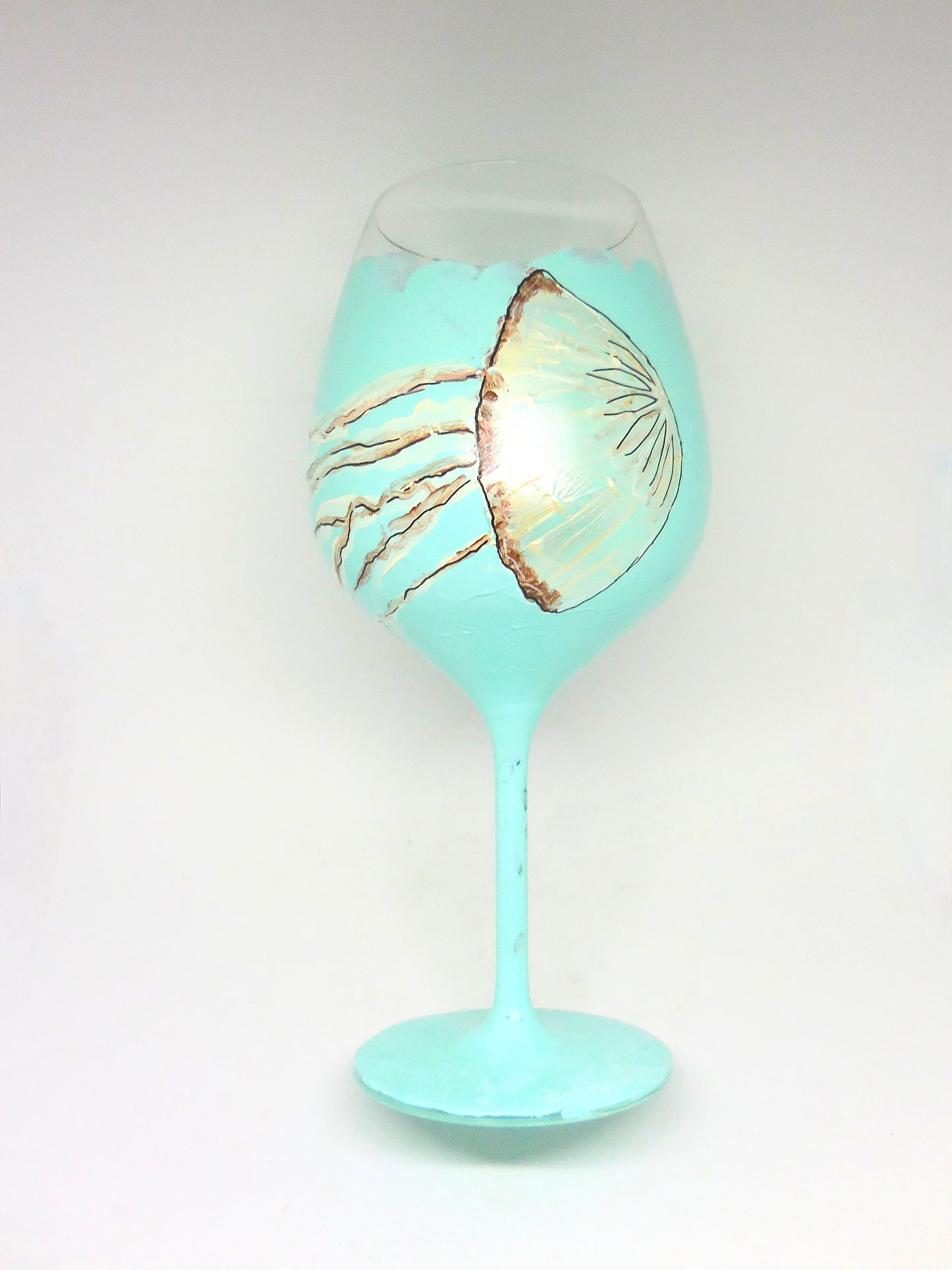 Jellyfish Wine Glass