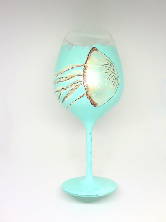 Jellyfish Wine Glass