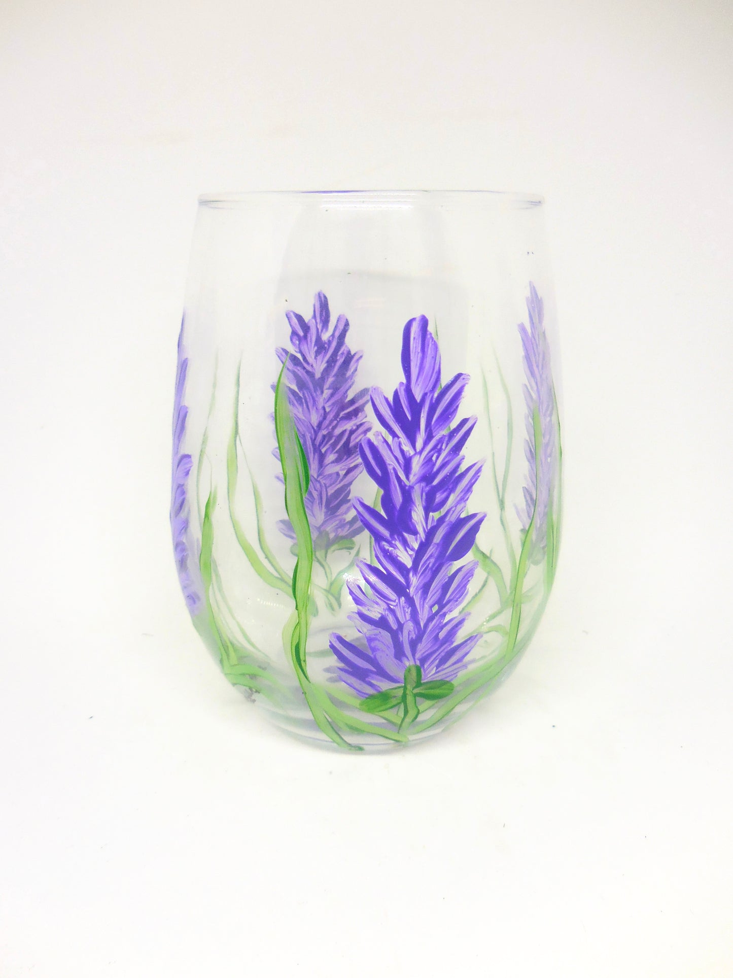 Lavender Stemless Wine Glass