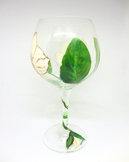 Magnolia Wine Glass