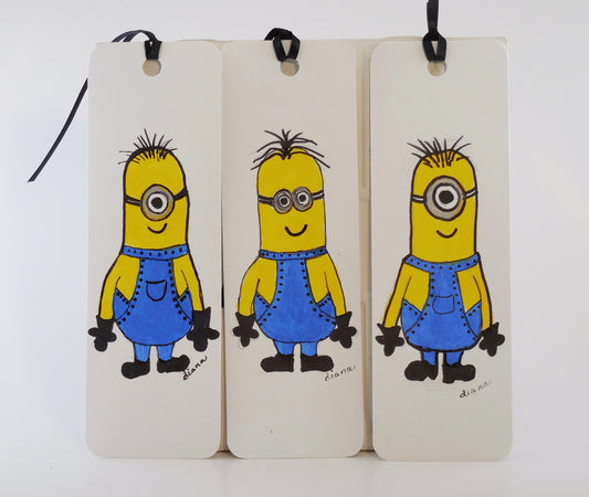 Bookmarks Pack of 6 - Design: Minion