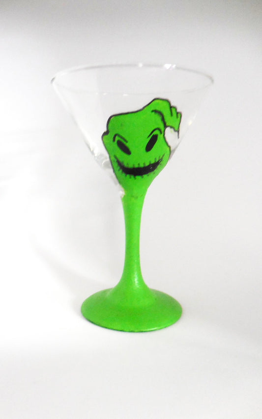 Oogie Boogie Martini Glass