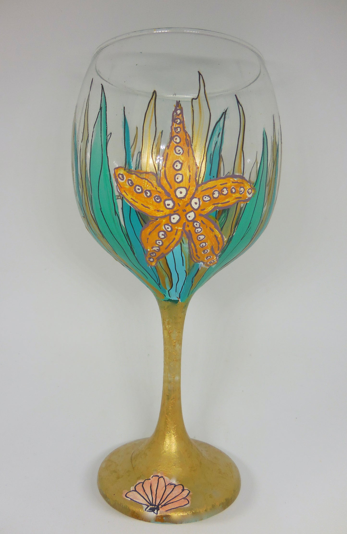 Starfish Wine Glass