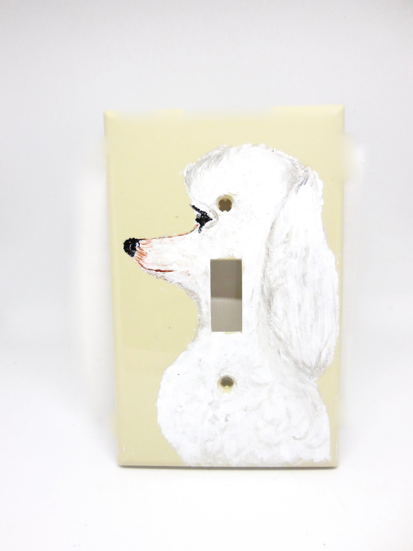 Poodle Switchplate Cover