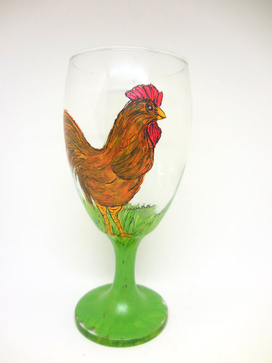 Rooster Goblet