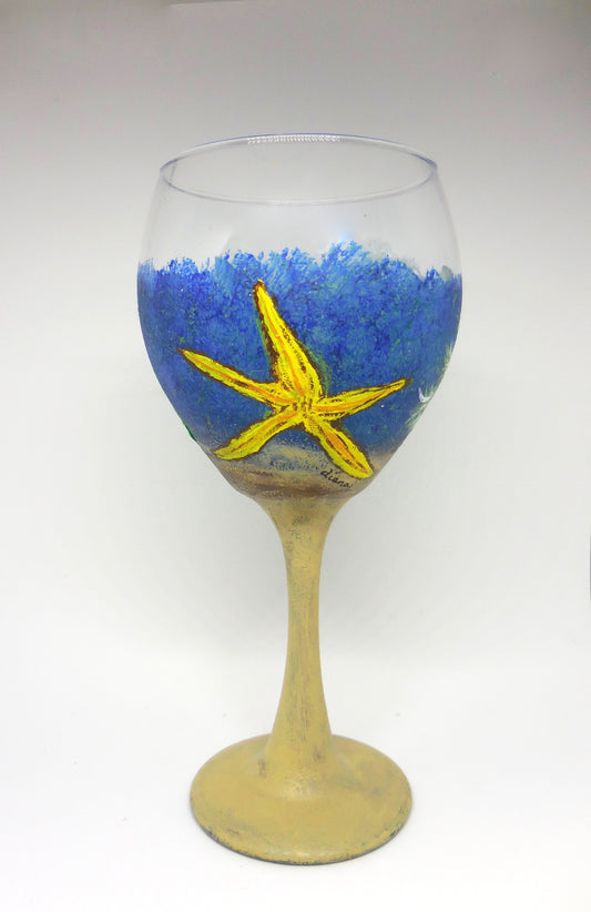 Starfish Wine Glass