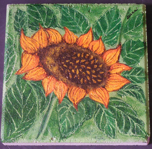 Sunflower Stepping Stone