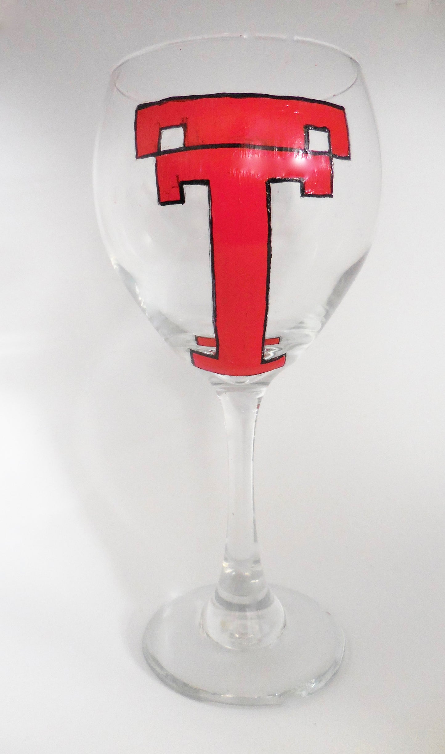 Texas Tech Wine Glass